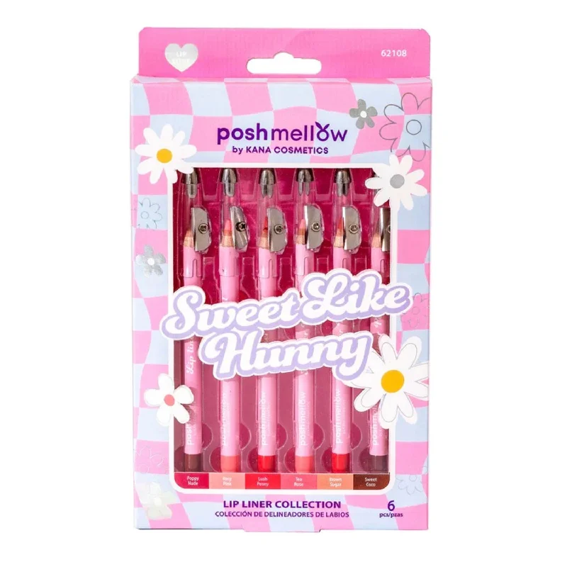 Weekend Savings Spree Posh Mellow Sweet Like Hunny Lip Liner 6pcs