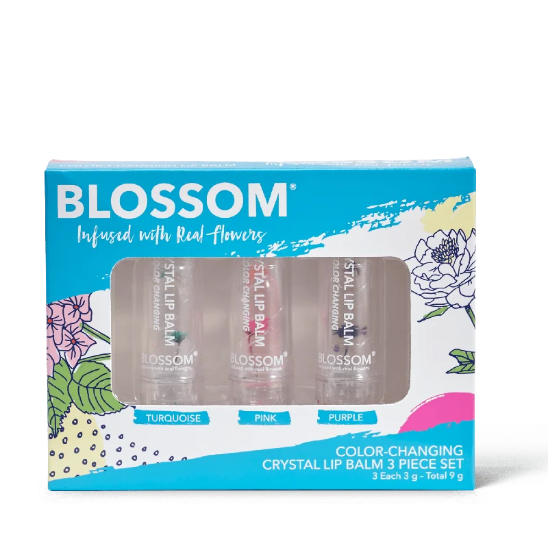Sale Event 3 Piece Set - Color-Changing Crystal Lip Balm