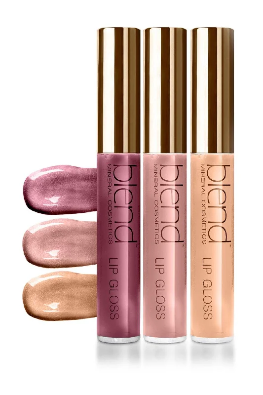 Stock Up And Save Before The Sale Ends Lip Gloss Set 3-piece - Nude & Natural