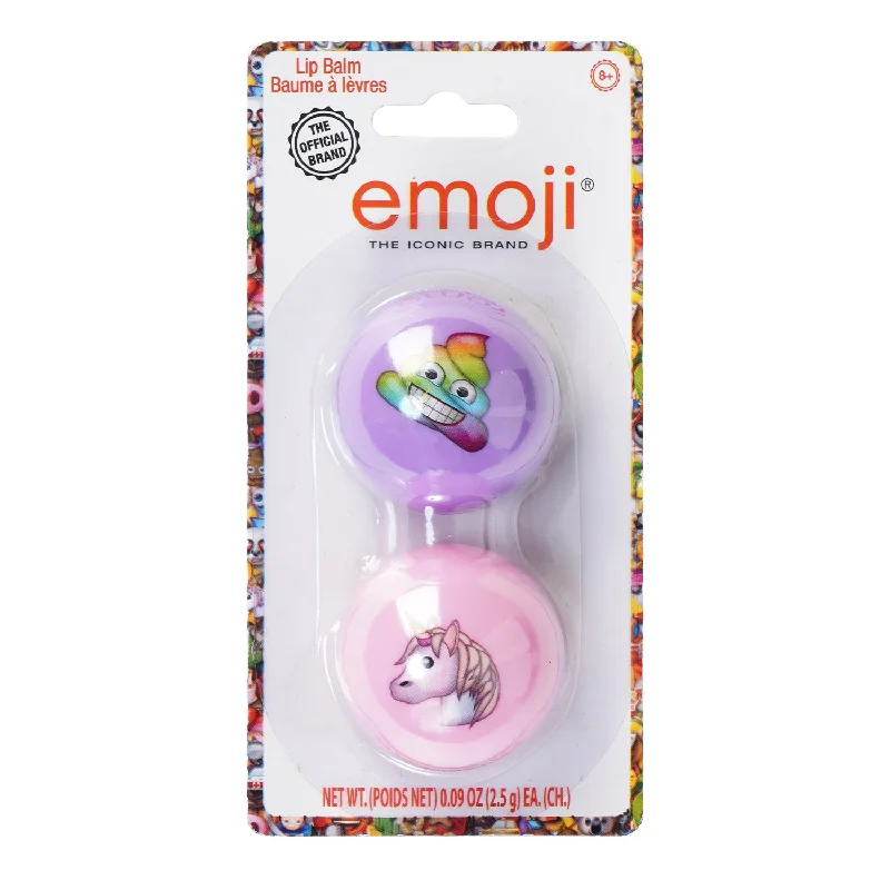 Hurry In Emoji Ball Lip Balm 2pcs