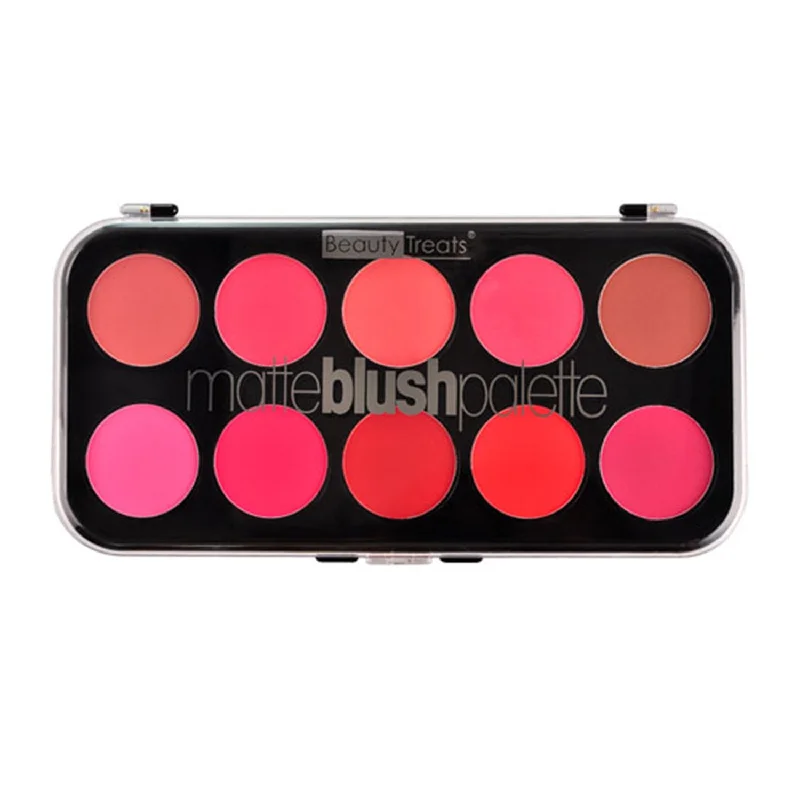Can't Resist Beauty Treats 10 Colors Matte Blush Palette