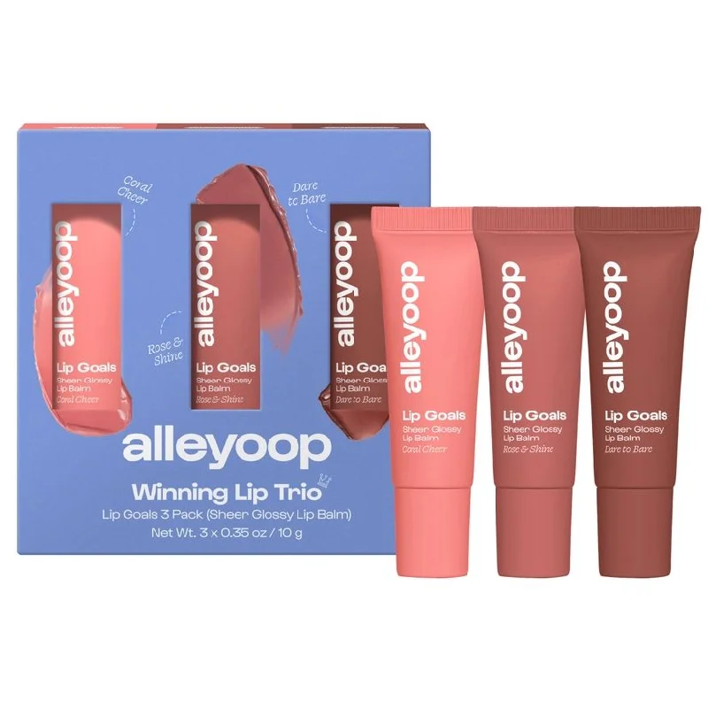 Today Only Alleyoop Lip Goals Super Hydrating Glossy Balm Trio