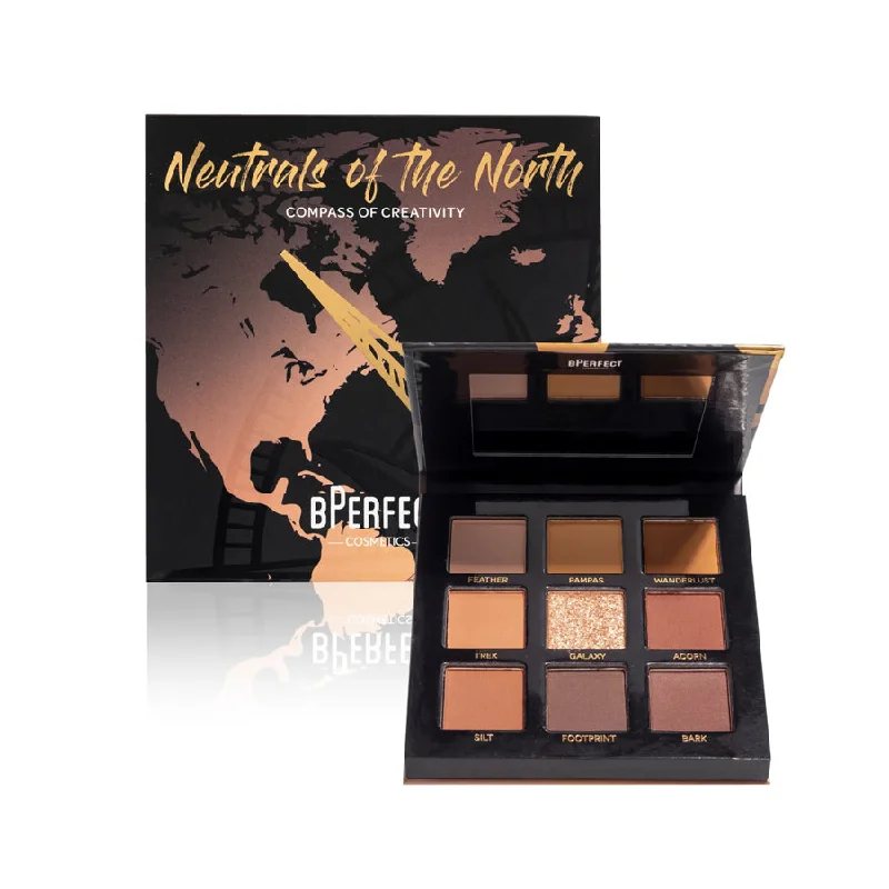 Bonus Savings BPerfect Cosmetics Compass of Creativity Vol 2: Neutrals of the North Eyeshadow Palette