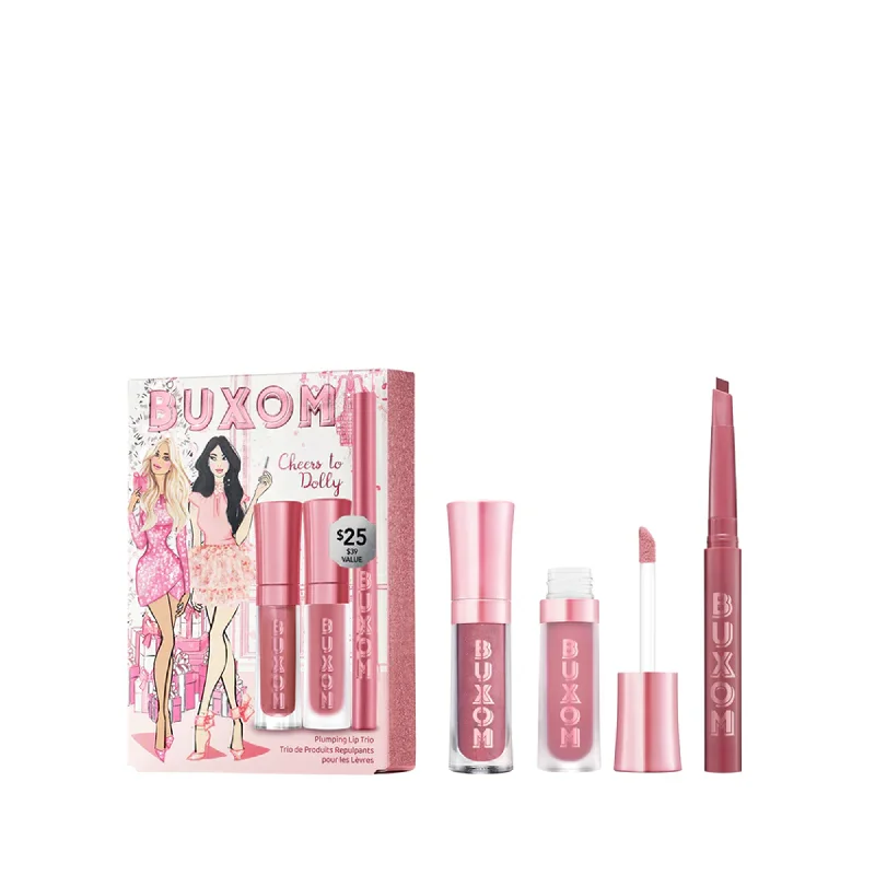 Exclusive Savings Buxom Cheers To Dolly Plumping Lip Gloss & Liner Kit
