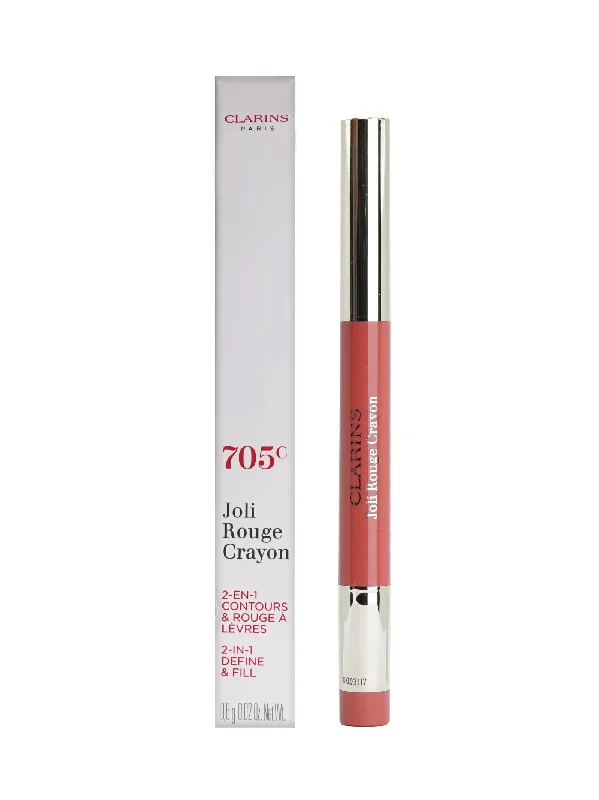 Weekend Discounts to Enjoy Clarins Joli Rouge Crayon 2 in 1 Define & Fill 705C Soft Berry 0.02 OZ Weekend Discounts to Enjoy Clarins Joli Rouge Crayon 2 in 1 Define & Fill 705C Soft Berry 0.02 OZ