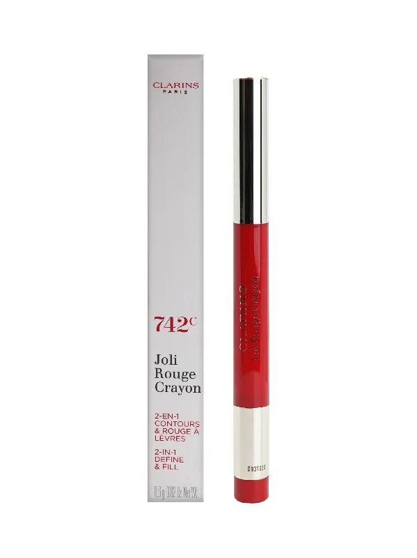 Weekend Savings Bonanza Clarins Joli Rouge Crayon 2 in 1 Define & Fill 742C Joli Rouge 0.02 OZ Weekend Savings Bonanza Clarins Joli Rouge Crayon 2 in 1 Define & Fill 742C Joli Rouge 0.02 OZ