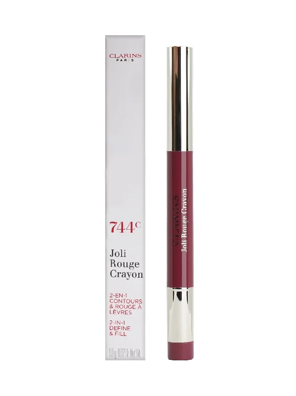 Weekend Offers That Thrill Clarins Joli Rouge Crayon 2 in 1 Define & Fill 744C Plum 0.02 OZ Weekend Offers That Thrill Clarins Joli Rouge Crayon 2 in 1 Define & Fill 744C Plum 0.02 OZ