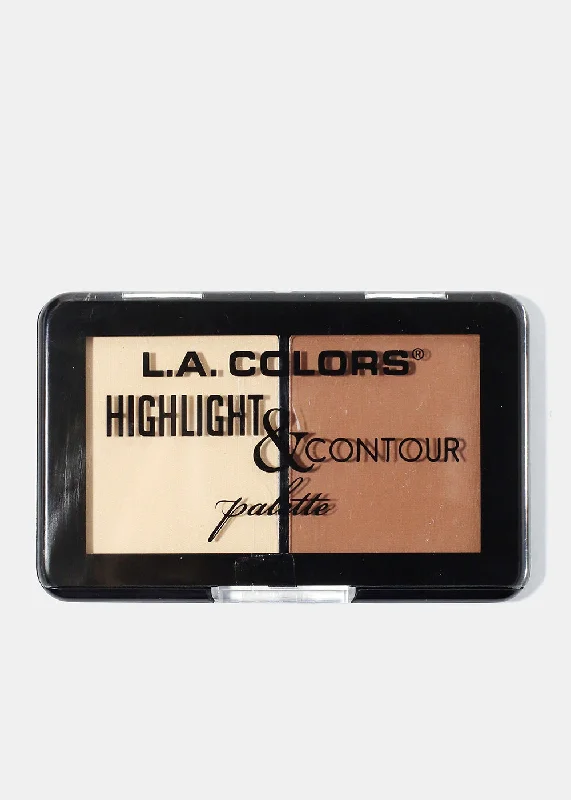 Overstock L.A. Colors Highlight & Contour Palette- Medium to Tan