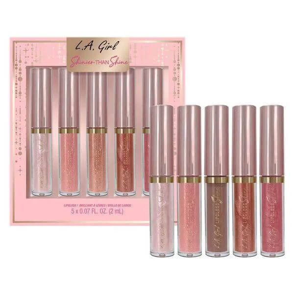 Buy Now LA Shinier Than Shine - 5 pc Lipgloss Set
