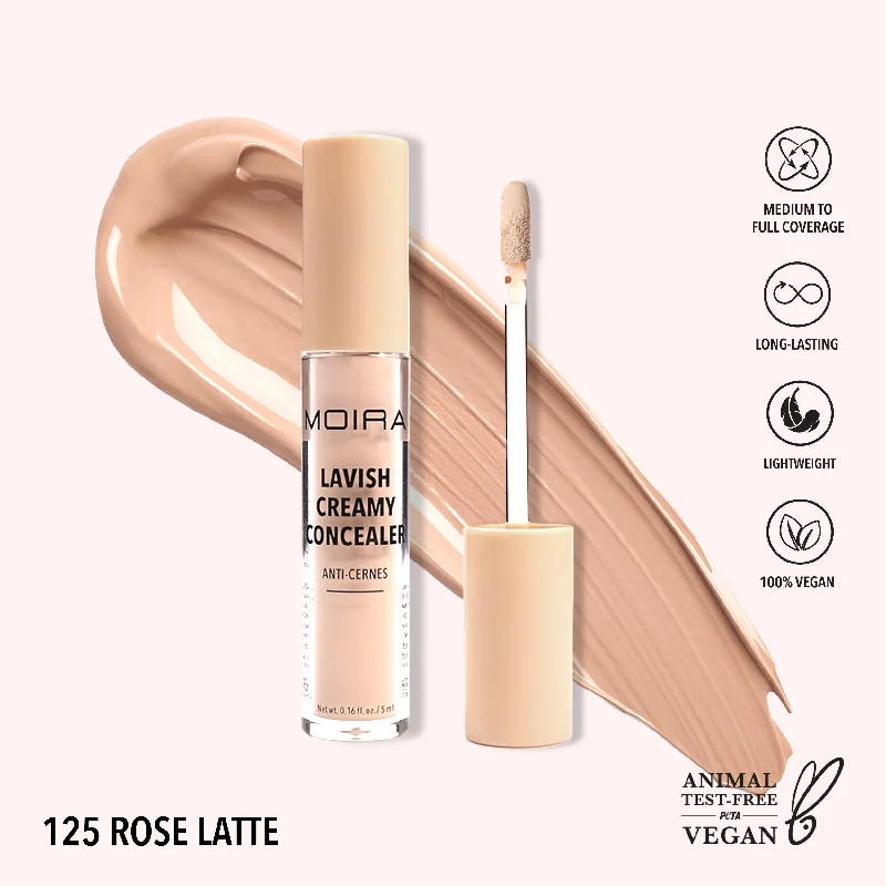 Weekend Discounts to Enjoy Lavish Creamy Concealer (125, Rose Latte)