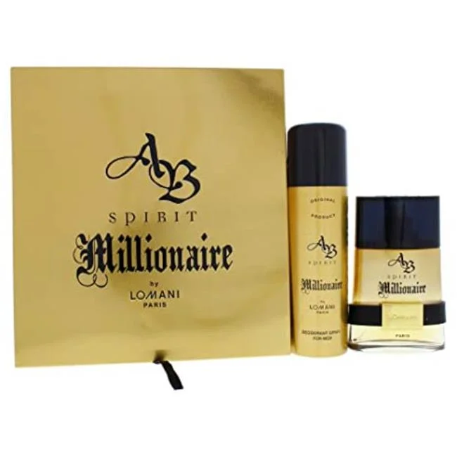 Special Price Lomani ASM1 AB Spirit Women Millionaire Gift Set Fragrance