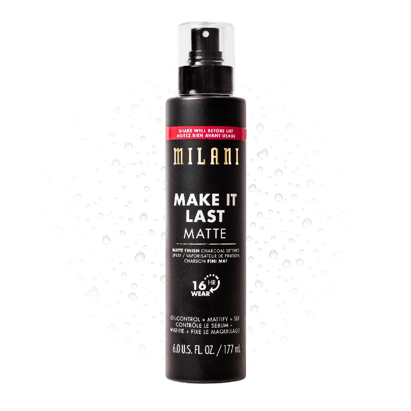 Clearance Sale Make It Last Matte - Matte Finish Charcoal Setting Spray Jumbo Size
