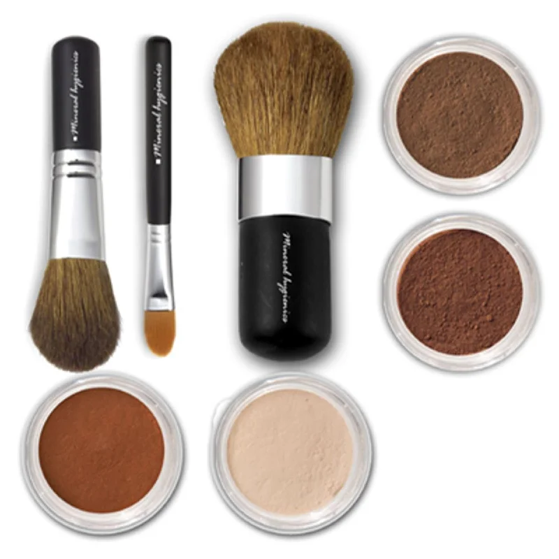 Don't Wait Mineral Hygienics Mineral Makeup Starter Kit - Dark