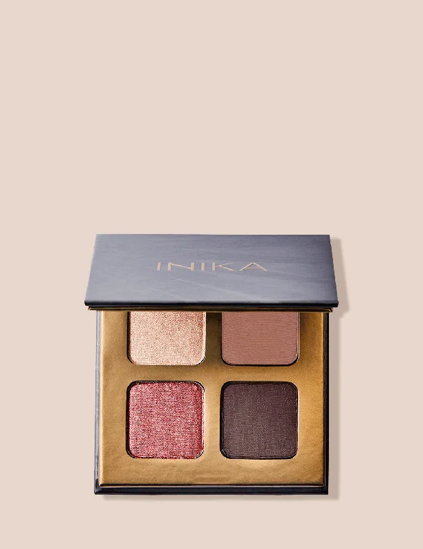 New Arrival INIKA Organic Quad Eyeshadow Palette (Flowers)