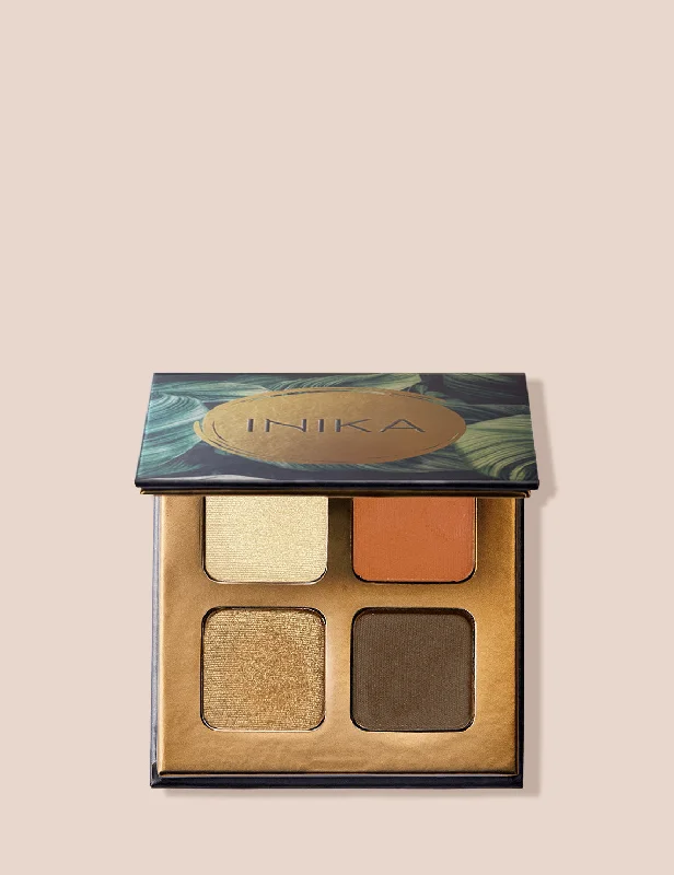 Hot Deal INIKA Organic Quad Eyeshadow Palette (Sunset)