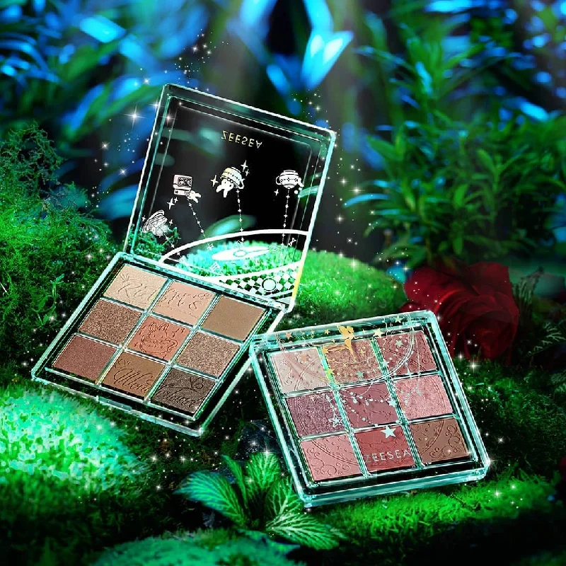 Act Now Nine-Color Stunning Crystal Eyeshadow Palette Kit