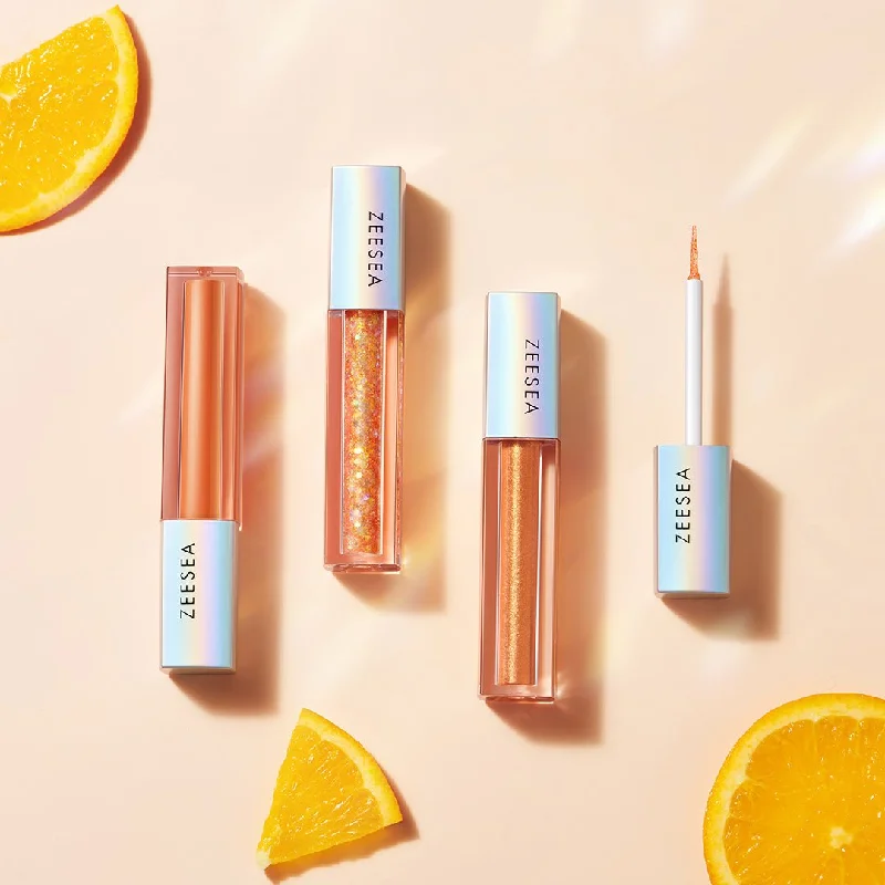 Bonus Savings Orange 3-color Liquid Eyeshadow Set