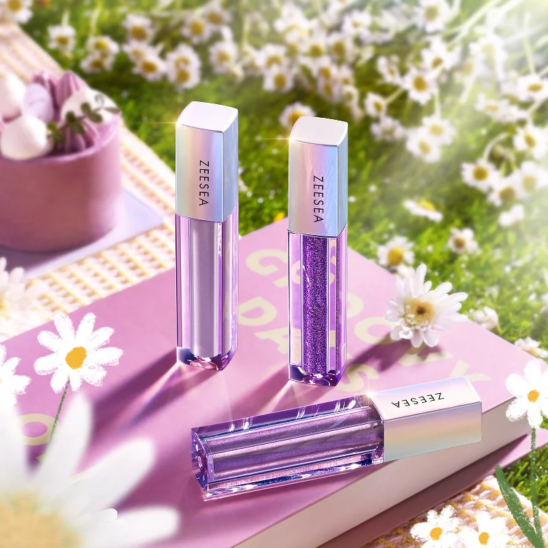 Mega Sale Purple Spring 3-color Liquid Eyeshadow Set