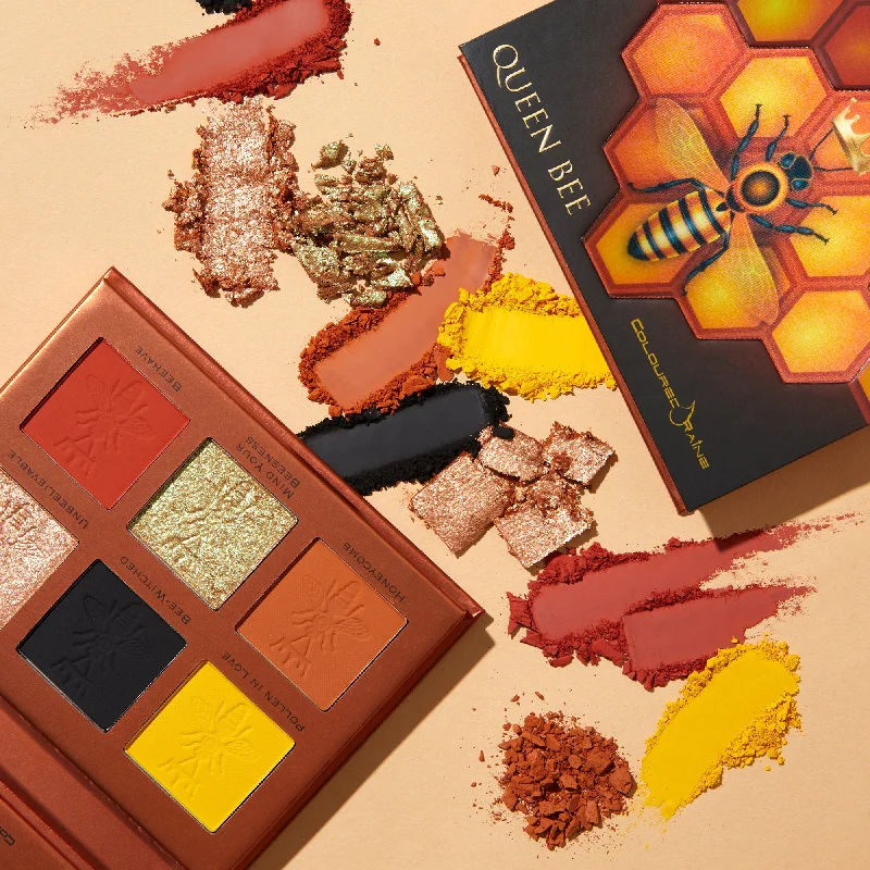 Deep Discounts Queen Bee Pressed Pigment Palette