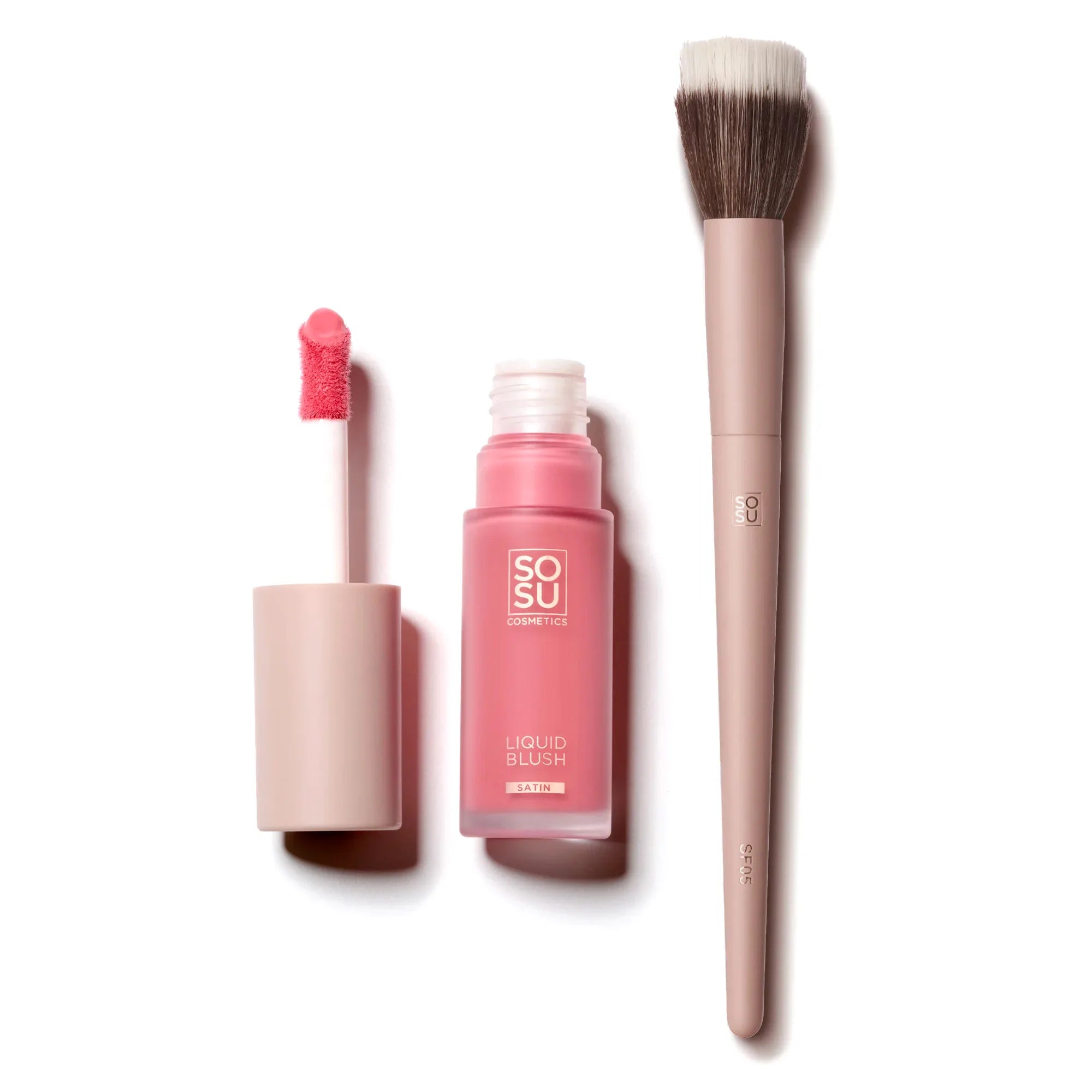 Bargain Alert Satin Liquid Blush & Brush