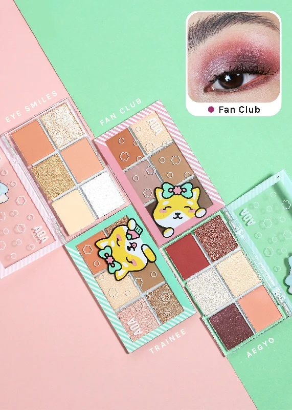 Savings Spectacular Yumi's Debut 6 Color Eyeshadow Palettes