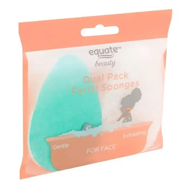 Weekend Discounts to Enjoy Equate Beauty Facial Sponges Dual Pack