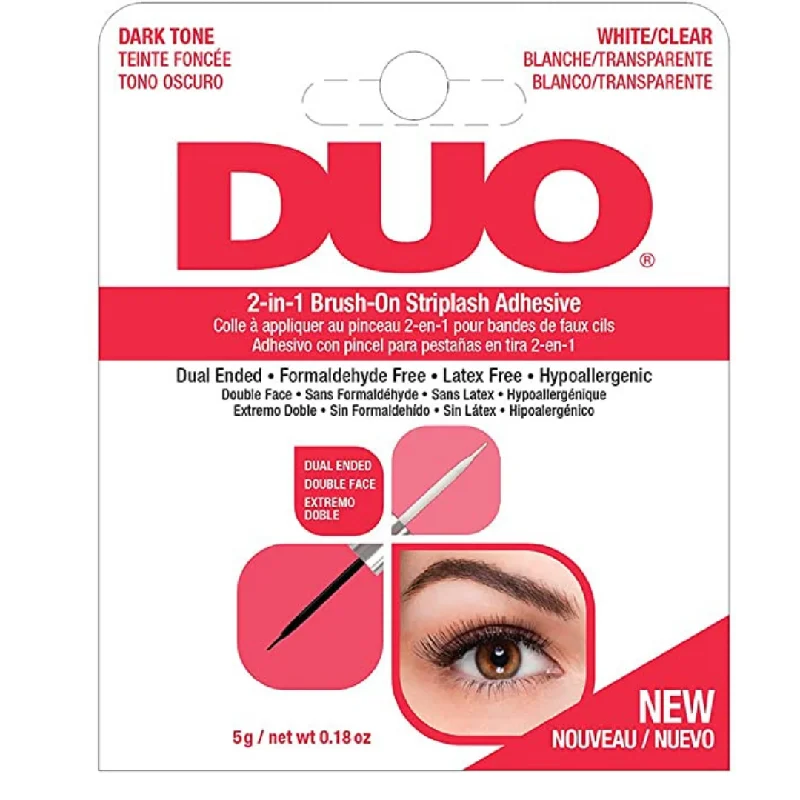Markdown Madness 2-in-1 Brush On Lash Adhesive Dark Tone & Clear Tone