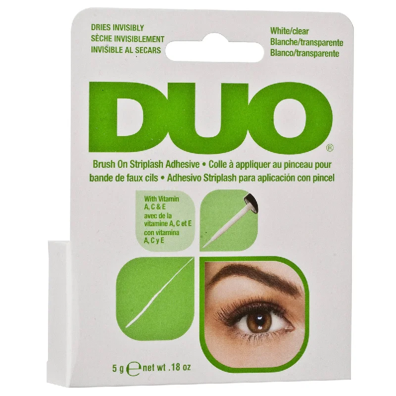 Bargain Bin DUO Brush-on Strip Lash Adhesive White/Clear Tone (5g)