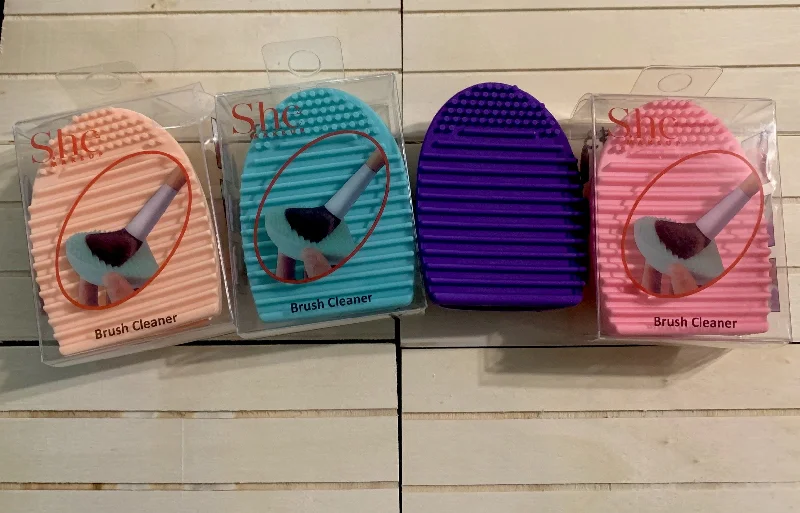 Weekend Savings Fiesta Makeup Brush Cleaner Mat Silicone Brush Cleaning Pad Portable Washing Tool Scrubber