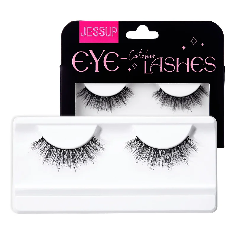 Extra Savings Jessup False Eyelashes Natural Look Fake Eyelashes 1 Pairs Pack Wispy Lashes Faux Mink Eyelashes 3D Short Fluffy Reusable False Lashes