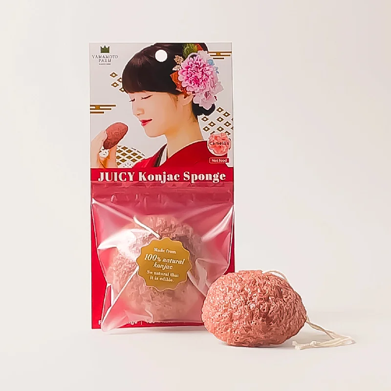 Weekend Deals to Make You Smile JUICY Konjac Sponge (Camellia)