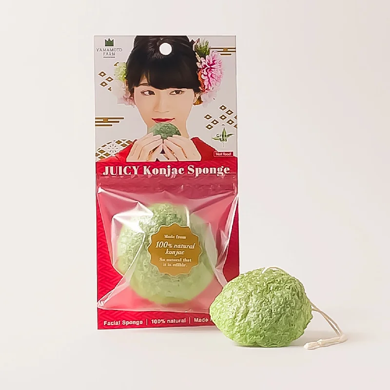 Weekend Offers That Excite JUICY Konjac Sponge (Green Tea)
