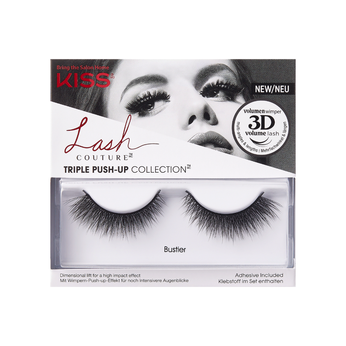 Year-End Clearance Kiss False Lash Couture Triple Push-Up Buster