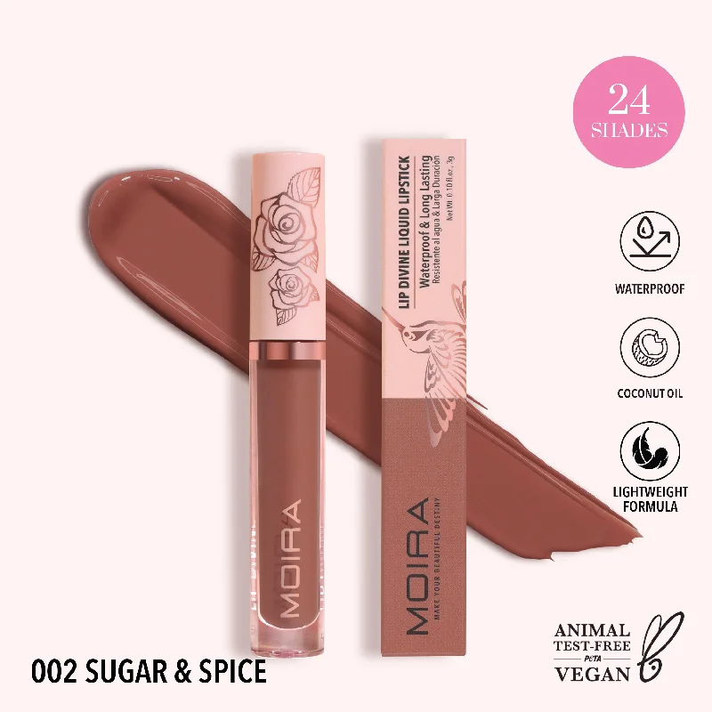 This Weekend Only – Best Prices Guaranteed Lip Divine Liquid Lipstick (002, Sugar & Spice)