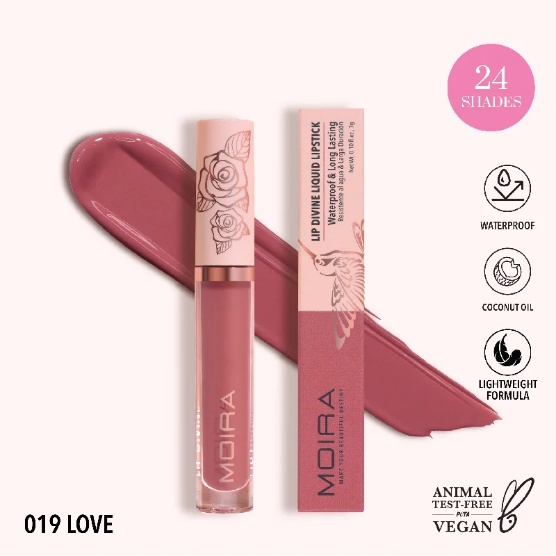 Limited Time Discount Lip Divine Liquid Lipstick (019, Love)