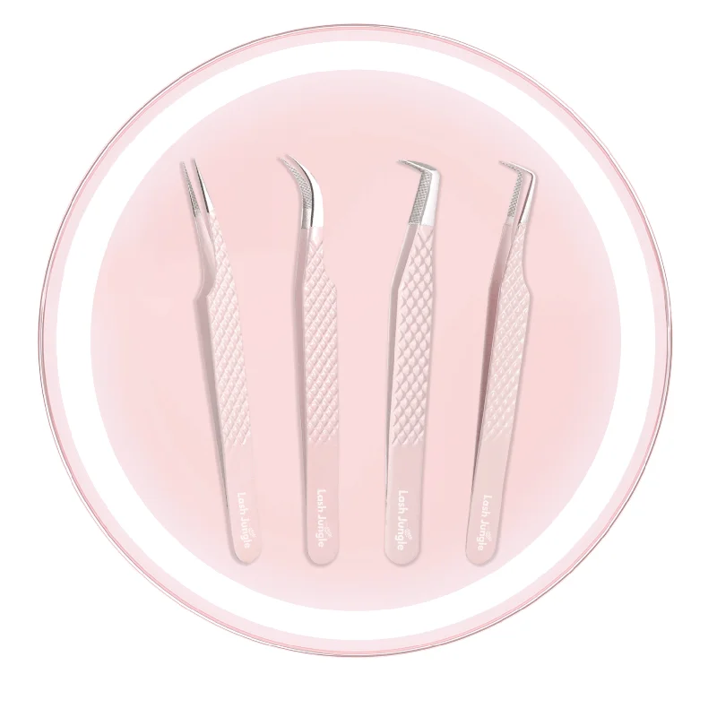 Price Fest Pink Series | Eyelash Extension Tweezer Bundle