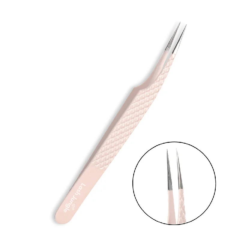 Act Fast Pink Volume Lash Tweezers – Isolation