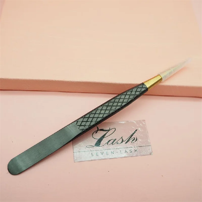 Bargain Blast SH-01 Black Gold Tweezers For EyeLash Extensions