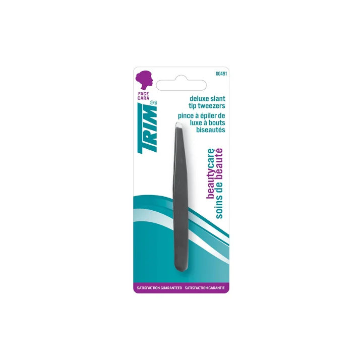 Weekend Deals That Sizzle Trim Black Deluxe Slant Tip Tweezer